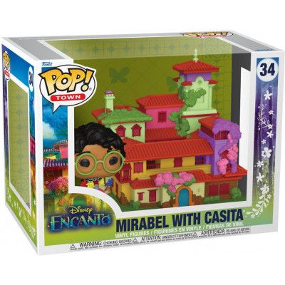 Encanto - Anime Samlingsfigurer - Mirabel with Casita (Pop! Town) vinylfigur 34 - för