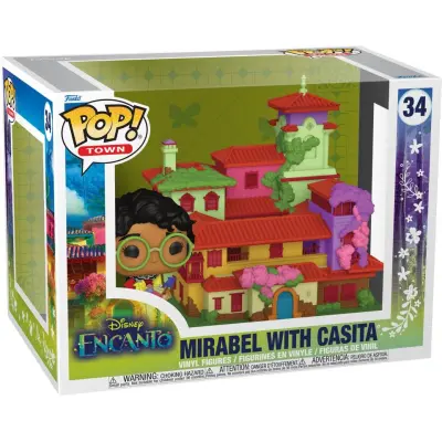 Encanto - Anime Samlingsfigurer - Mirabel with Casita (Pop! Town) vinylfigur 34 - för