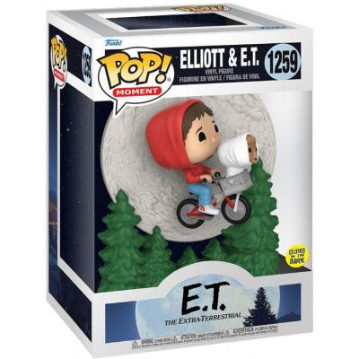 E.T. - The Extra-Terrestrial - Elliot and E.T. flying (Pop Moment) (glow in the dark) vinylfigur nr 1259 - Funko Pop! - Funko Shop Europe