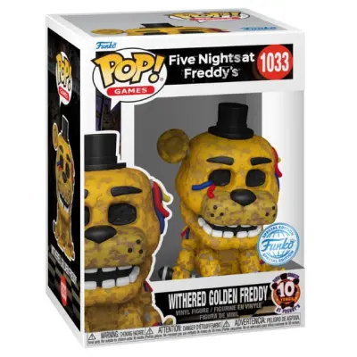 Funko POP! Games Five Nights at Freddys Withered Golden Freddy 1033 - Funko! -  Leksaksaffären
