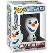 Funko! POP VINYL 733 Disney Frozen 2 Olaf with Bruni