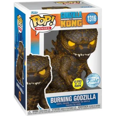 Godzilla - Burning Godzilla (Glow in the Dark) Vinyl Figur 1316 - Funko Pop! - Funko Shop Europe