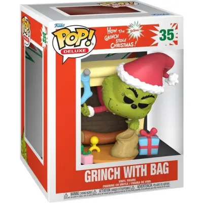 Grinchen - Grinch with Bag (Pop! Deluxe) vinylfigur 35 - Funko Pop! - Funko Shop Europe
