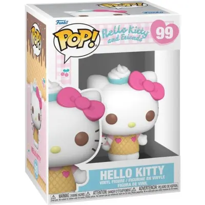 Hello Kitty - Hello Kitty and Friends - Hello Kitty (Ice Cream) Vinyl Figur 99 - Funko Pop! - Funko Shop Europe