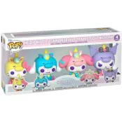 Hello Kitty - Sanrio - Hello Kitty (Pop! 4-Pack) Vinyl Figur - Funko Pop! - Funko Shop Europe