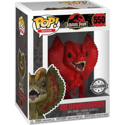 Jurassic Park - Dilophosaurus vinylfigur nr 550 - Funko Pop! - Funko Shop Europe