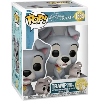 Lady & Lufsen - Tramp with Puppy Vinyl Figur 1554 - Funko Pop! - Funko Shop Europe