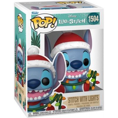 Lilo & Stitch - Stitch with Lights (Holiday) vinylfigur 1504 - Funko Pop! - Funko Shop Europe