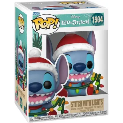Lilo & Stitch - Stitch with Lights (Holiday) vinylfigur 1504 - Funko Pop! - Funko Shop Europe