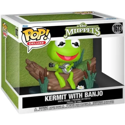 Mupparna - Kermit With Banjo (Pop! Deluxe) Vinyl Figur 1673 - Funko Pop! - Funko Shop Europe