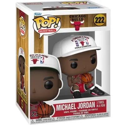 NBA - Chicago Bulls - Michael Jordan (3x in a Row) Vinyl Figur 222 - Funko Pop! - Funko Shop Europe