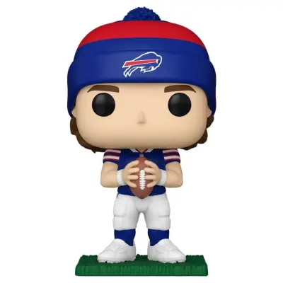 NFL POP! Vinyl Figure : Bills- Josh Allen (Beanie) 9 cm
