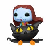 POP Nightmare before ChristmasTrain Cart Sally in Cat Cart 9 cm
