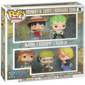 One Piece - One Piece 5er Pack (Monkey D. Luffy, Roronoa Zoro, Nami, Usopp, Sanji) Vinyl Figur - Funko Pop! - Funko Shop Europe