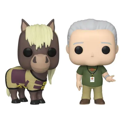 Parks & Recreation POP! TV Vinyl Figures 2-Pack Jerry & Lil Sebastian 5 cm