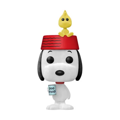 Pop! Animation: Peanuts - Snoopy with Woodstock (Flocked) (Special Edition) #2096 Vinyl Figure