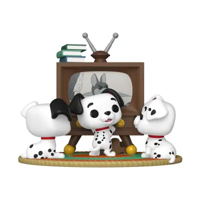 Pop! Moment: 101 Dalmatians - Rolly, Patch, & Lucky with TV #1664 Vinyl Figure