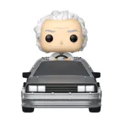 Pop! Rides Deluxe: Back to the Future - Doc with Time Machine #133 Vinyl Figure