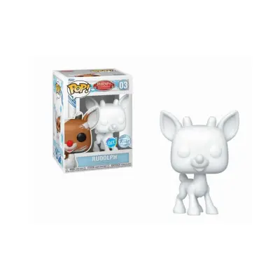 Pop! Rudolph The Red-Nosed Reindeer - Rudolph (DIY) (White) (Special Edition) #03 Vinyl Figure