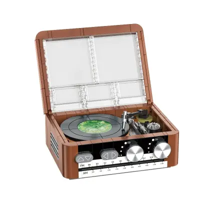 Pop Series - Construction Kit - Vinyl Record Player - 217pc