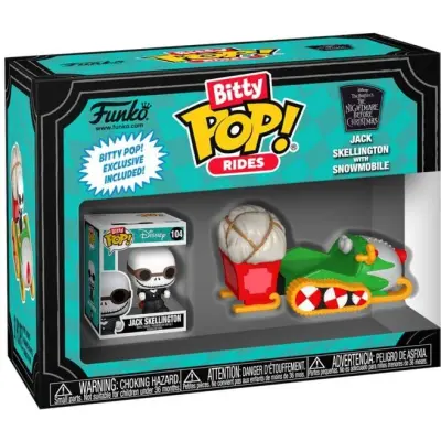 The Nightmare Before Christmas - Jack mit Schneemobil (Bitty Pop! Ride) Vinyl Figur - Funko Pop! - Funko Shop Europe