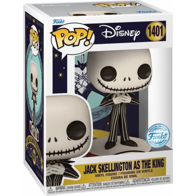 The Nightmare Before Christmas - Jack Skellington as the King vinylfigur 1401 - Funko Pop! - Funko Shop Europe