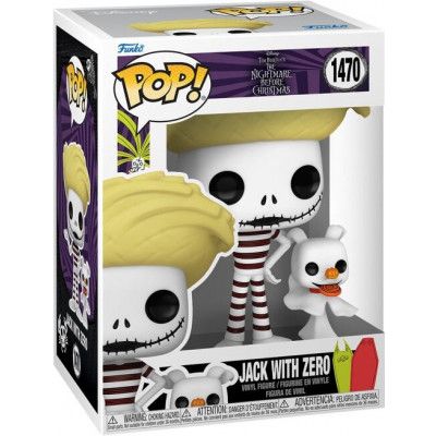 The Nightmare Before Christmas - Jack with Zero vinylfigur 1470 - Funko Pop! - Funko Shop Europe