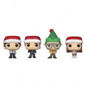 The Office Holiday 2022 Pocket POP! Vinyl Figures 4-Pack Tree Holiday Box 4 cm