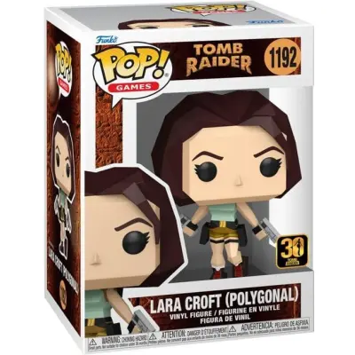 Tomb Raider - Lara Croft (Polygonal) Vinyl Figur 1192 - Funko Pop! - Funko Shop Europe
