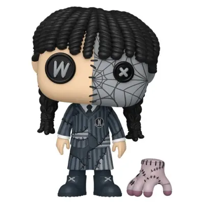 Wednesday POP! Televison Vinyl Figure Patchwork: Wednesday with Thing 9 cm