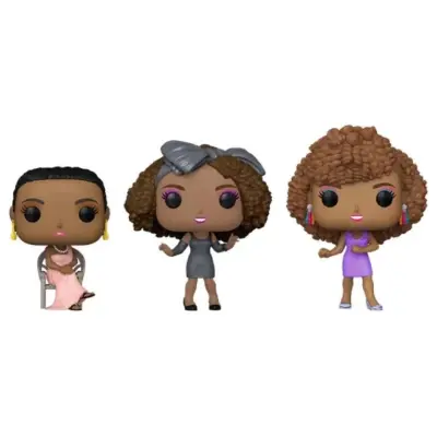 Whitney Houston POP! Icons Vinyl Figures 3-Pack Exclusive Edition 9 cm