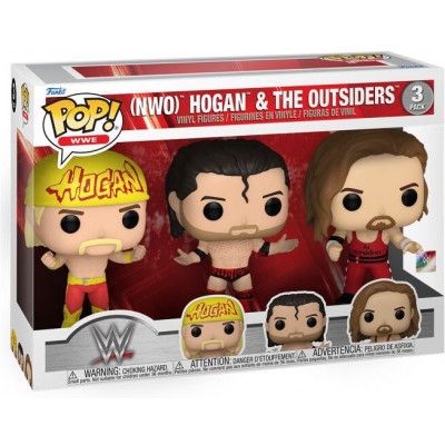 WWE - Hogan & The Outsiders (3-pack) vinylfigurer - Funko Pop! - Funko Shop Europe