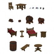 D&D Icons of the Realms pre-painted Miniatures The Yawning Portal Inn - Beds & Bottles