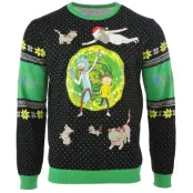 Jultröja Rick And Morty Portal XXL