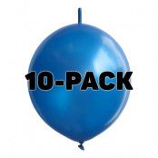 Kedjeballonger Blåa - 10-pack