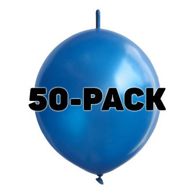 Kedjeballonger Blåa - 50-pack