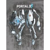 Portal 2 Atlas And P-Body T-shirt Mörkgrå