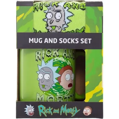 Rick And Morty - Anime Mugg - Portal Mugg och strumpor - för  flerfärgad
