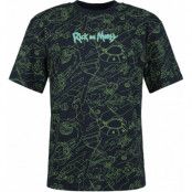 Rick And Morty - Anime T-shirt - Portal Boyz - S L - för Herr - flerfärgad