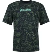 Rick And Morty - Anime T-shirt - Portal Boyz - S L - för Herr - flerfärgad