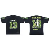 Rick And Morty - Portal - T-Shirt Sports Us Replica Unisex (Xxl)