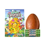 Smarties Dinosaurieägg - Jättestor Chokladägg med 2 Smarties Tubor 226 gram