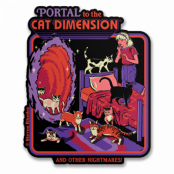 Steven Rhodes - Cat Dimension Sticker, Accessories