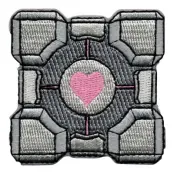 Tygmärke Companion Cube