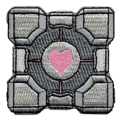 Tygmärke Companion Cube