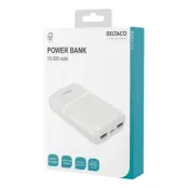 Deltaco Powerbank - 10.000mAh