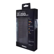 MM Powerbank med Solcellsladdare 20.000 mAh