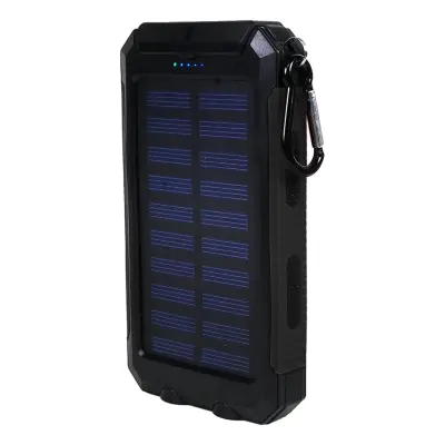 MM Vattentät Powerbank med Solcellsladdare