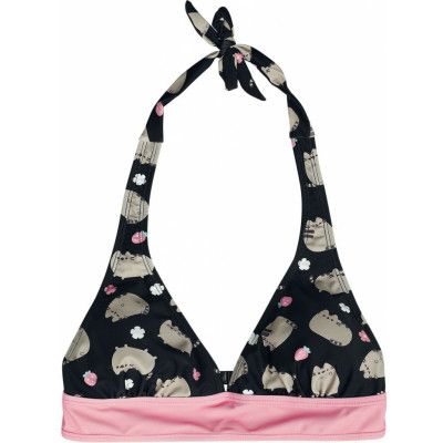 Pusheen Bikini-överdel - Strawberry - M XXL - för Dam - flerfärgad