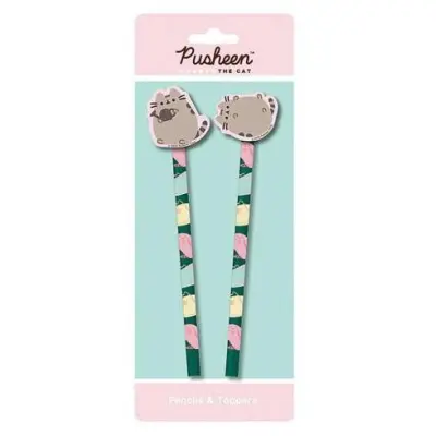 Pusheen - Botanical - Pencil & Topper 2Pk
